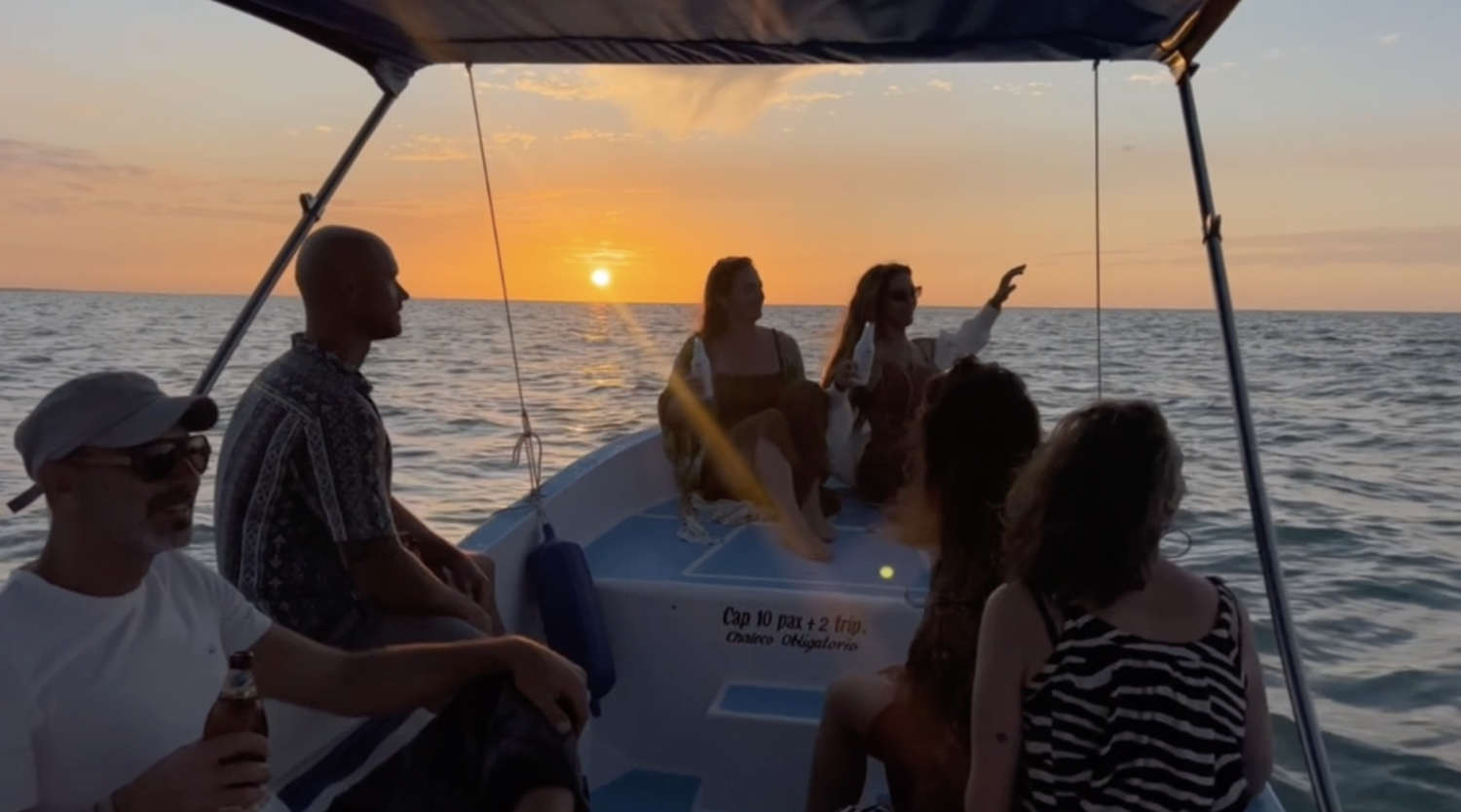 Boattrip with Nuri Holbox Learn Spanish Holbox